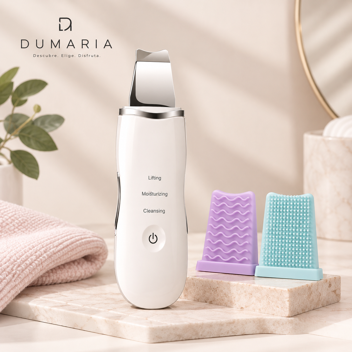 Espátula Facial Ultrasónica 3 en 1